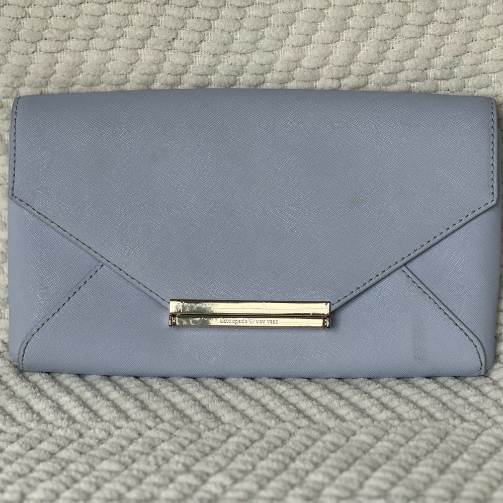 Kate Spade Light Blue clutch